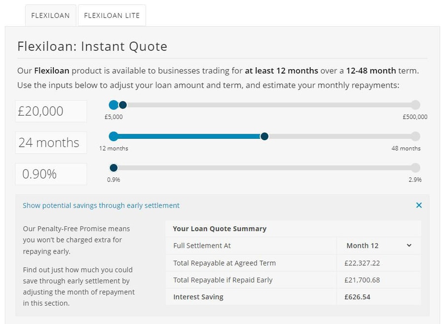 £20k BUSINESS LOAN CALCULATOR