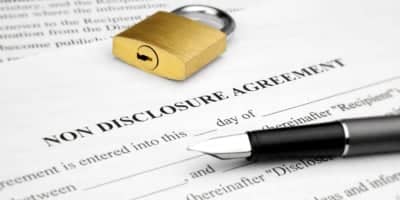 Signing a Non-Disclosure Agreement