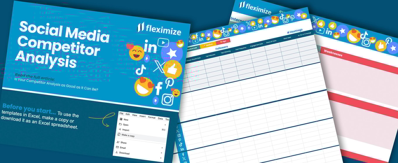 Social Media Competitor Analysis Template for SMEs - Fleximize