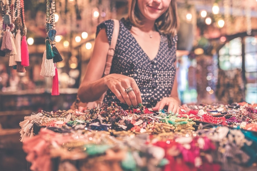 Trading at a UK festival